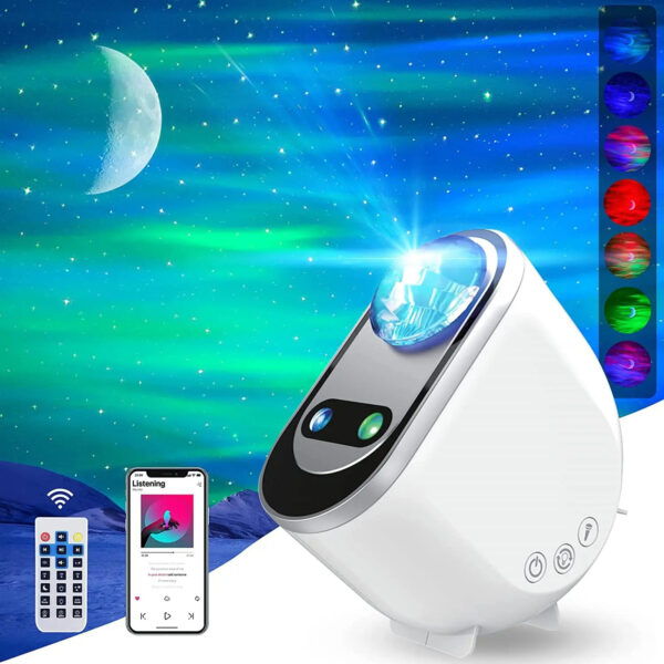 Aurora Borealis Starlight Projectors LED Galaxy Star Atmosphere Galaxy Night Light Home Bedroom Sky Moon Lamp Room Decor Gift - Image 3