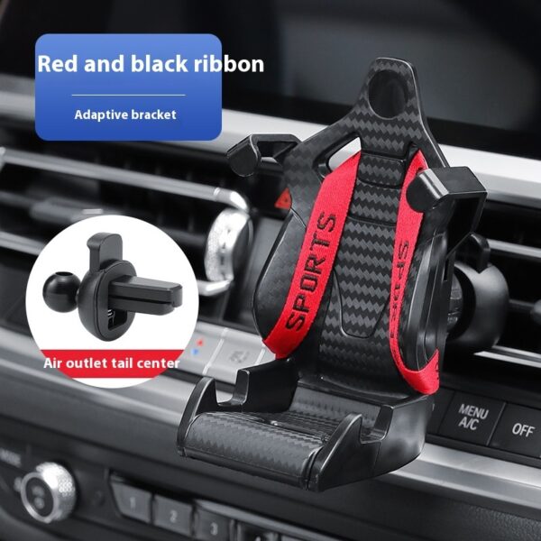 Racing Seat Shape Car Phone Holder Auto Air Vent Mobile Phone Clip 360 Degree Rotatable Car Cellphone Rack For Car Interior - Image 6