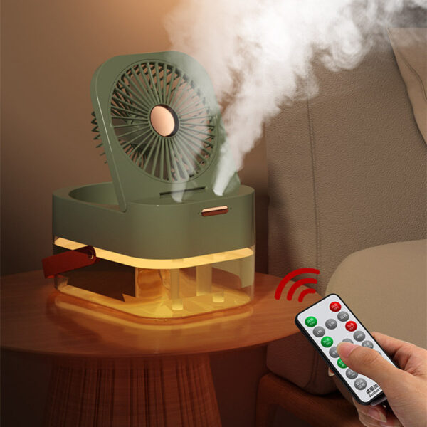 Humidifier Spray Fan Portable Fan Air Cooler Air Humidifier USB Mist Fan Desktop Fan With Night Light For Summer Home Appliance - Image 6