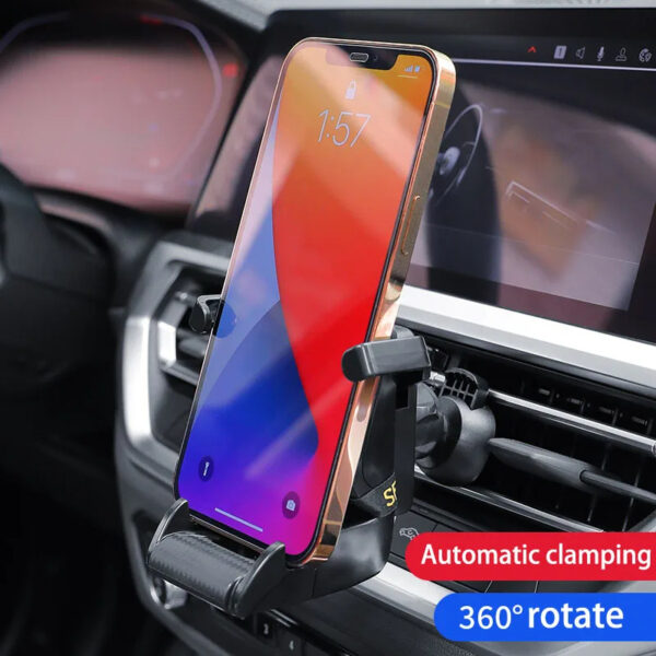 Racing Seat Shape Car Phone Holder Auto Air Vent Mobile Phone Clip 360 Degree Rotatable Car Cellphone Rack For Car Interior - Image 8