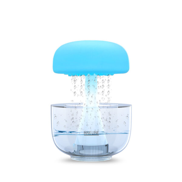 Jellyfish Raindrop Humidifier Ultrasonic Atomization Seven-color Ambience Light Cloud Rain Aroma Diffuser Home Decor - Image 6